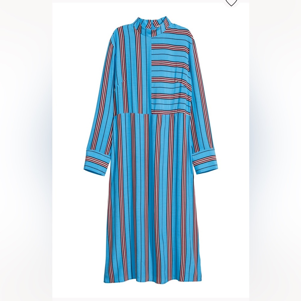 Beautiful Blue H&M Dress. New with tags, Never worn, Smoke free home